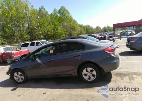 2013 Honda Civic Lx from USA, damaged, VIN 2HGFB2F50DH589203